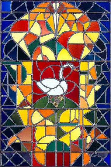 Theo van Doesburg Stained-glass Composition I. oil painting image